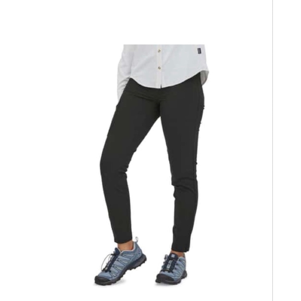 Patagonia Skyline Traveler Black Pants Ankle Zipper- Size 6